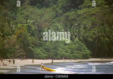 Savage beach, Maunel Antonio Nationalpark, Costa Rica Stock Photo