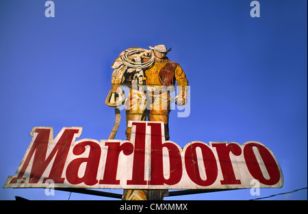 Costa Rica, Marlboro Man, cigarette billboard Stock Photo