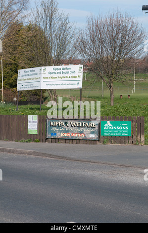 Kippax welfare sports ground Stock Photo