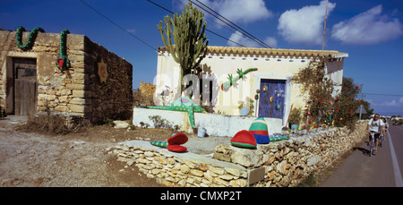 Spain, Formentera, San Fernando  Private house, Finca Stock Photo