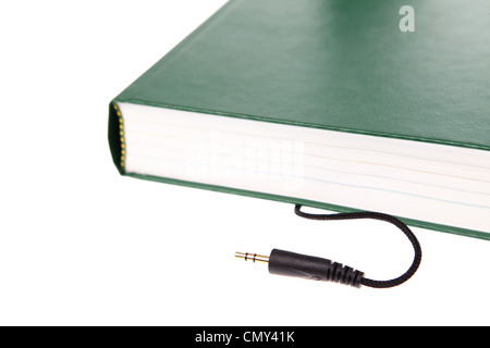 audiobook book jack isolated on white Stock Photo