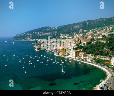 French Reviera, Villefranche sur Mer, panorama Stock Photo