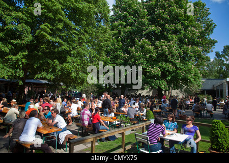 Cafe and beer garden Am Neuen See in Tiergarten, Berlin, Germany