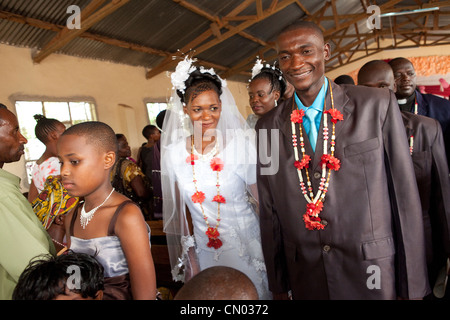 exit groom bride church ceremony alamy tanzania africa east