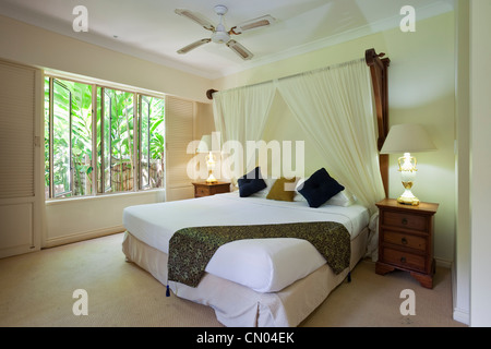 Holiday apartment at Double Island Resort. Palm Cove, Cairns, Queensland, Australia Stock Photo