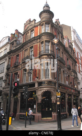 St James Tavern Great Windmill Street Soho London Stock Photo