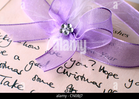 Christmas letter Stock Photo