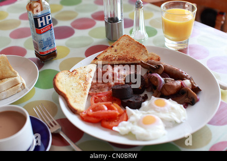 Sunday Full English Breakfast Stock Photo