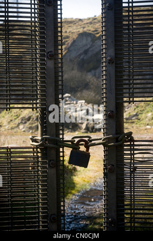 Quarry at HM Prison Dartmoor is a Category C men's prison, located in Princetown, high on Dartmoor in the English county ,Devon Stock Photo