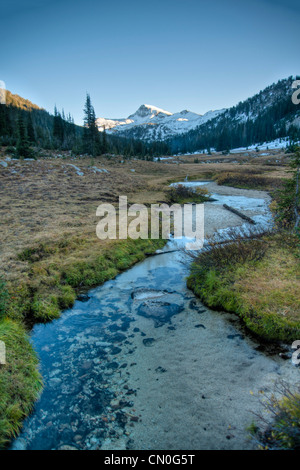 Small creek in the high Wallowa mountains of Oregon Stock Photo