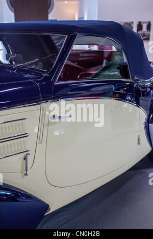 1939 Bugatti Type 57c Aravis at the Mullin Museum in Oxnard California formerly owned by Maurice Trintignant Stock Photo