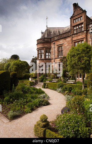 UK, Cumbria, Grange Over Sands, Holker Hall Stock Photo