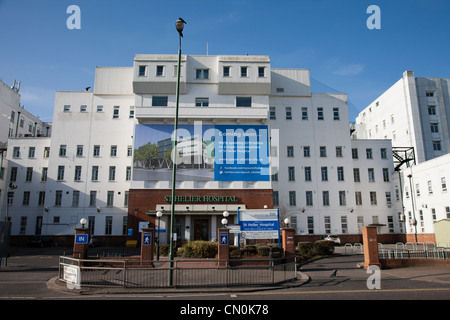 Front view of St. Helier Hospital Carshalton London Stock Photo