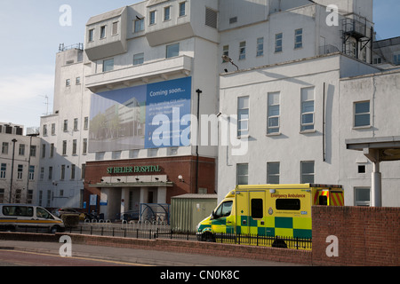 Front view of St. Helier Hospital Carshalton London Stock Photo