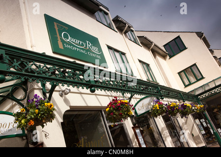 UK, Cumbria, Bowness on Windermere, Lake Road, Quarry Rigg shopping development Stock Photo