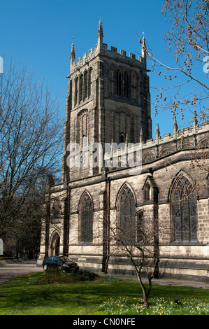 All Saints with Holy Trinity Church, Loughborough, Leicestershire, England, UK Stock Photo