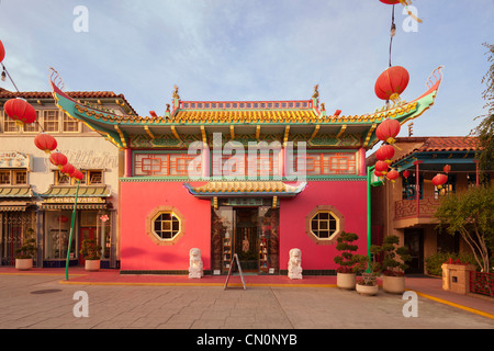 Chinatown central Plaza, Los Angeles Stock Photo