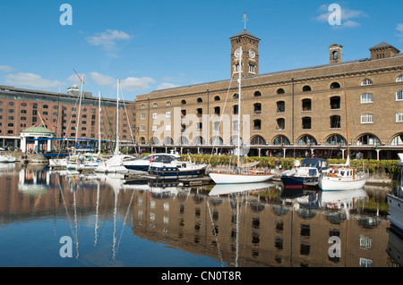 St Katherine's Dock. London. England. Stock Photo