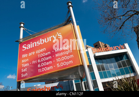 Sainsbury's store, London, UK Stock Photo