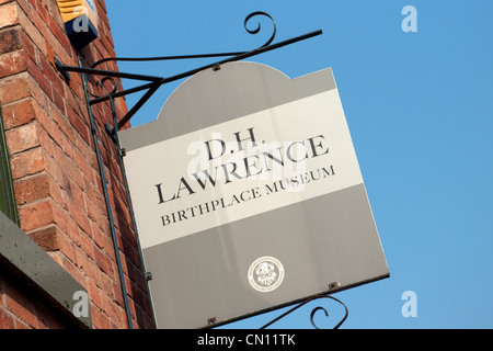 The D H Lawrence birthplace museum in Eastwood, Nottinghamshire