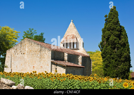 France, Gers, Auzoue Valley, Fources, labeled Les Plus Beaux Villages de France (The Most Beautiful Villages of France), the Stock Photo