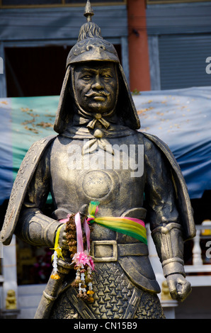 Thailand, Amphawa. Wat Bang Kung. Bang Kung Navy Camp. Stock Photo