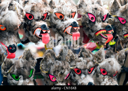 sinulog masks on sale, sinulog festival, cebu, philippines Stock Photo