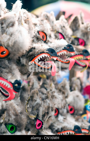 sinulog masks on sale, sinulog festival, cebu, philippines Stock Photo