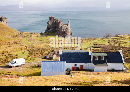 Brochel castle on the Isle of Raasay, Scotland, UK. Stock Photo