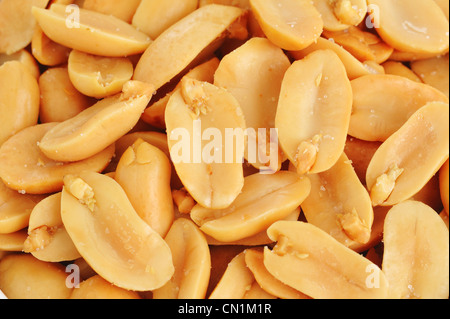 salted peanuts Stock Photo