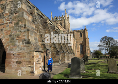 Dunfermline Abbey in Fife Scotland Stock Photo