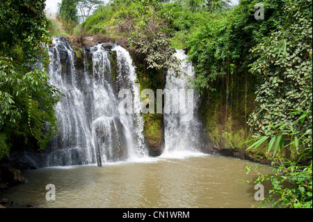 Cambodia, Ratanakiri Province, near Banlung (Ban Lung), Kachanh Waterfall Stock Photo