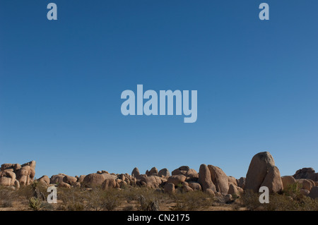 Rock formation, Joshua Tree National Park, Mojave Desert, California, USA Stock Photo