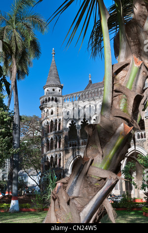 Spiral staircase at Bombay University Library Mumbai India Stock Photo