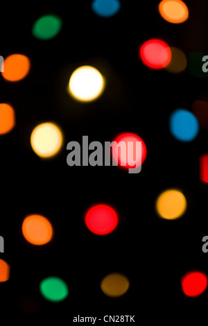 Multicolored electric lights, abstract Stock Photo