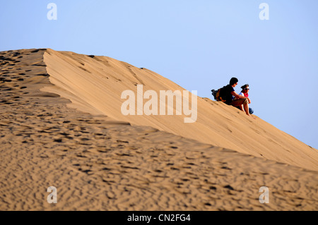 Sand Dunes, Maspalomas, Dunes, Gran Canaria, Canary Islands Stock Photo
