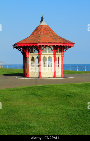 Seafront shelter, Bexhill-on-sea, East Sussex, UK Stock Photo