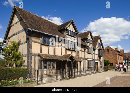 England, Warwickshire, Stratford, Shakespeares Birthplace Stock Photo