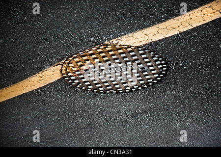 Manhole cover Stock Photo