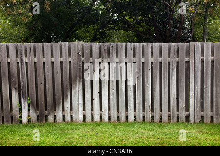 Wooden fence Stock Photo