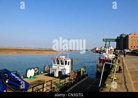 Fishing Town,One mile from North Sea,Recreational,Boating Sailing,Fishing Area,Fish Restaurants,Wells Next The Sea,North Norwich Stock Photo