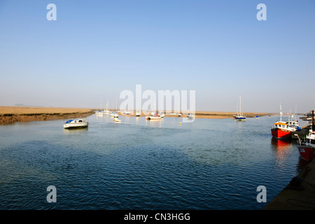 Fishing Town,One mile from North Sea,Recreational,Boating Sailing,Fishing Area,Fish Restaurants,Wells Next The Sea,North Norwich Stock Photo