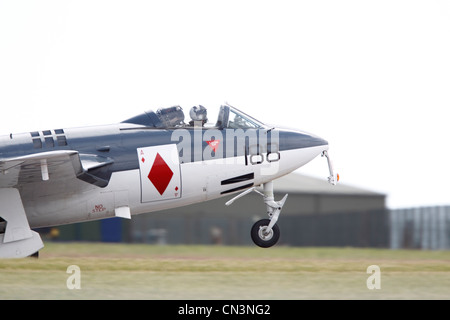 HAWKER SEA HAWK FGA.6 WV908 take off Stock Photo