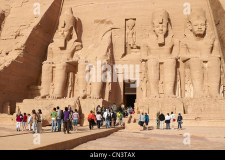 Abu Simbel Temple Of Ramses II, Abu Simbel, Egypt Stock Photo