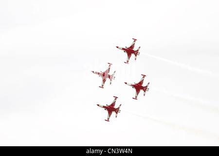 Northrop F-5A Freedom Fighter - Turkish stars display team of the Turkish Airforce Stock Photo