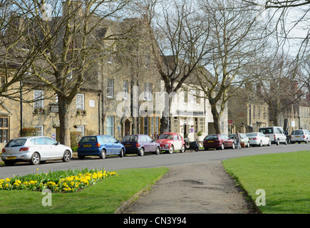 View of Church Green, Witney, Oxon Stock Photo