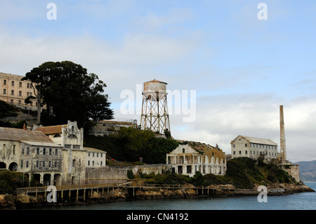 Alcatraz island the home to the famous jail that housed Al Capone Stock Photo