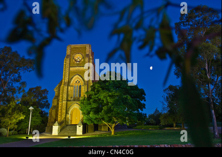 Australia, South Australia, La Clare Valley, Seven Hills Cellar, the oldest cellar in the valley, Aloysius church Stock Photo