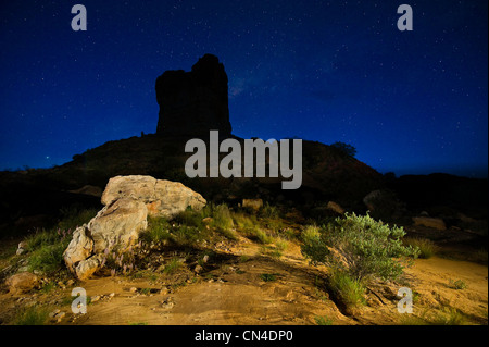 Australia, Northern Territory, Simpson desert, Chambers Pillar Historical Reserve, Chambers Pillar Stock Photo