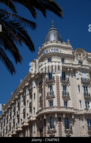 France, Alpes Maritimes, Cannes, Croisette, Carlton Intercontinental Hotel, palace Stock Photo
